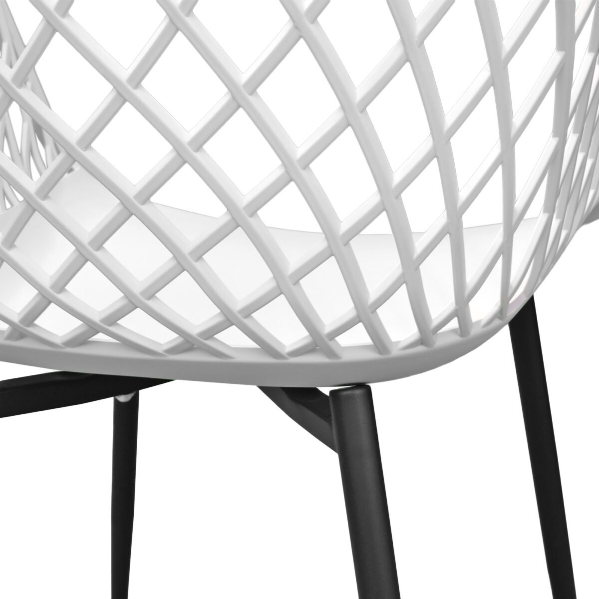 Стул SL-7019 White+Black Legs — изображение 9