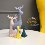Colorful Deer Decorative Souvenir Set - Image 2