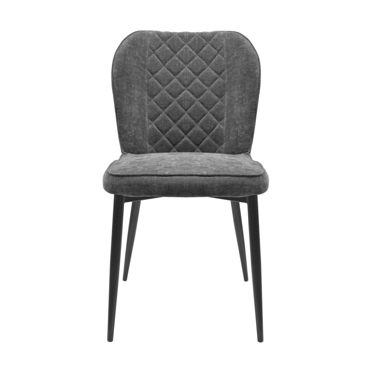 Tusk Chair Dark Grey + Black Legs - Image 2