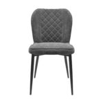 Tusk Chair Dark Grey + Black Legs - Image 2
