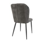 Tusk Chair Dark Grey + Black Legs - Image 3