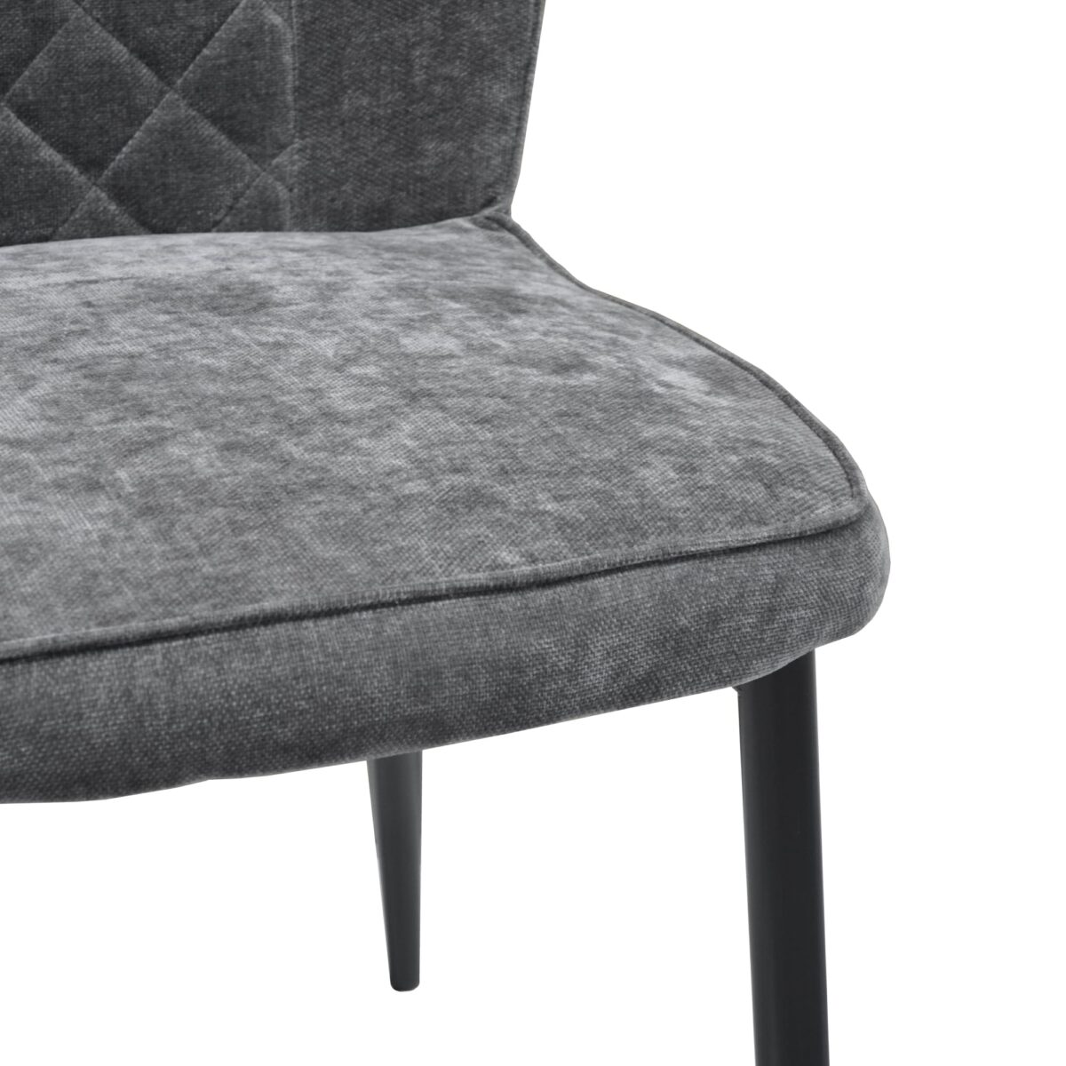 Tusk Chair Dark Grey + Black Legs - Image 4