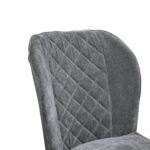 Tusk Chair Dark Grey + Black Legs - Image 5