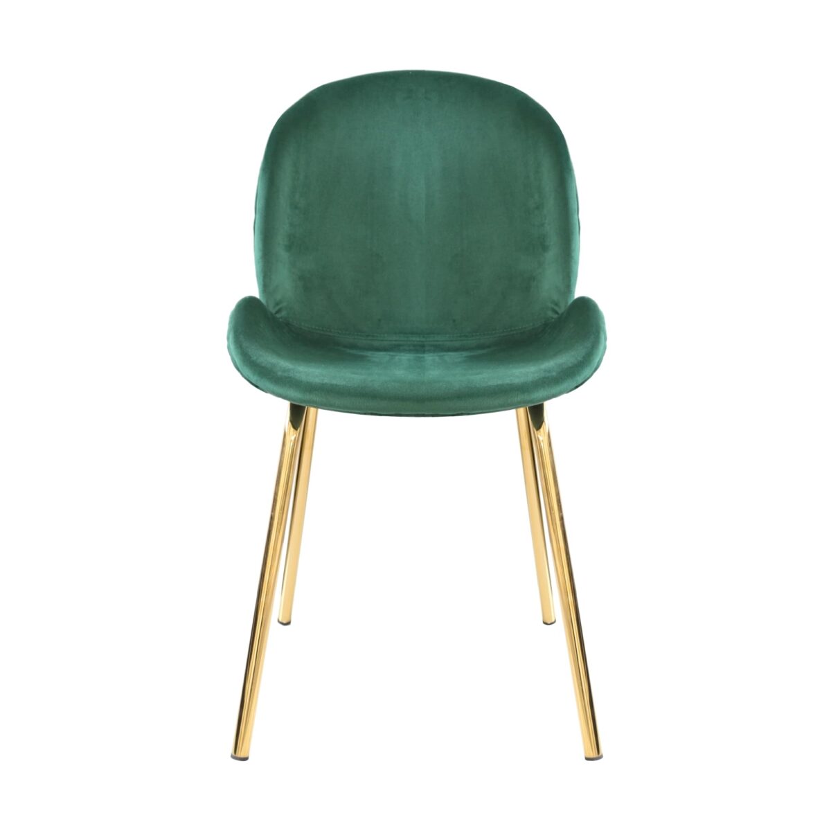 Roxy Velvet Green + Gold Legs Chair - Image 4