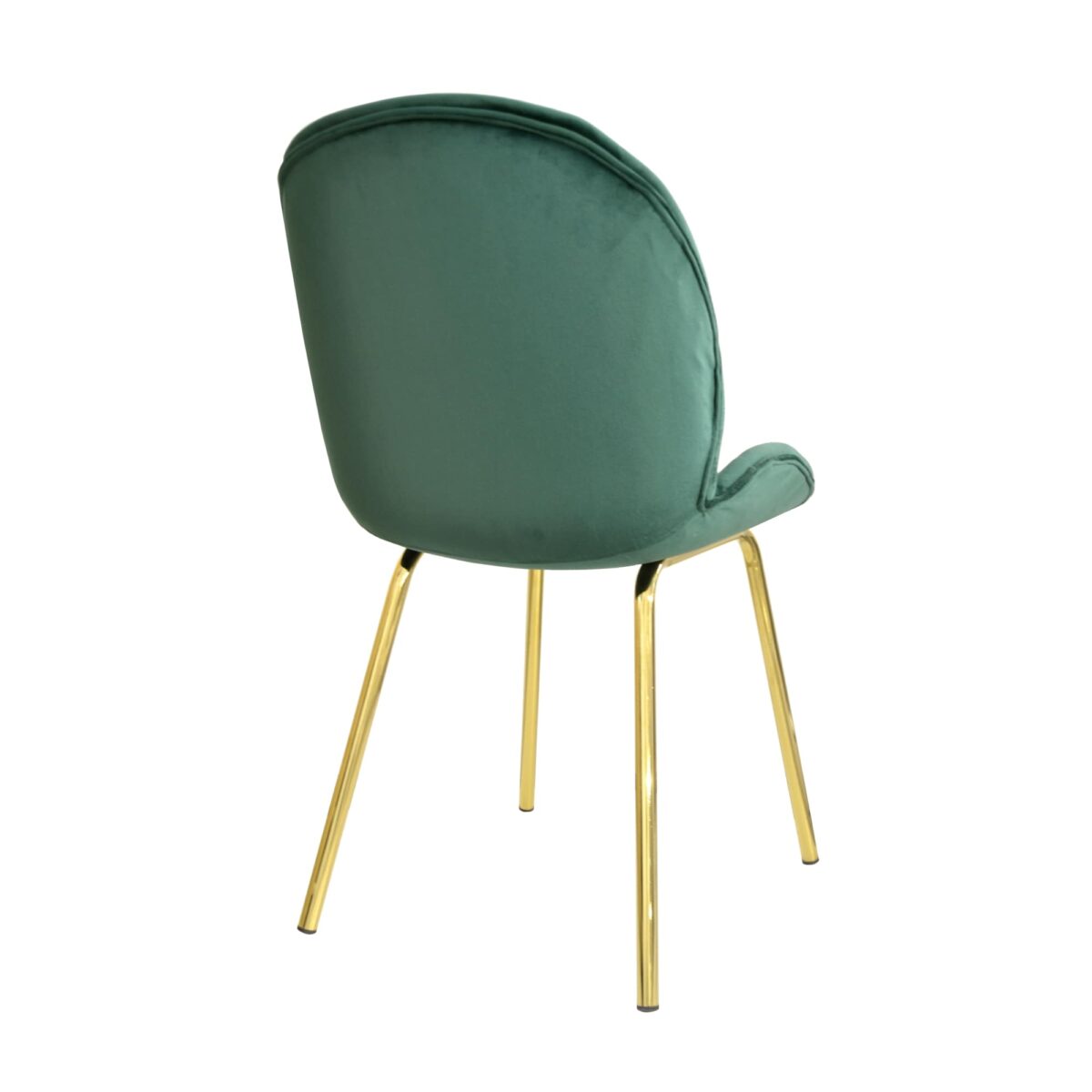 Roxy Velvet Green + Gold Legs Chair - Image 5