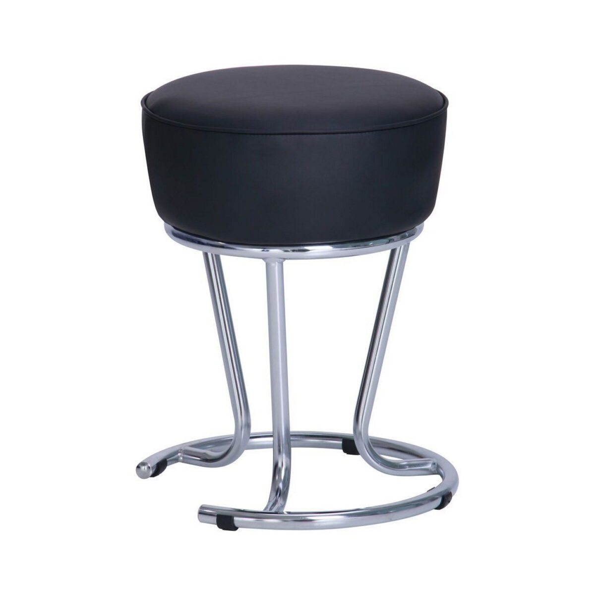 Cherry Black Stool Discover the Cherry Black stool, ideal for the kitchen or bar. With a modern design, eco-leather seat, and sturdy metal frame, it is easy to clean and stackable, perfect for any space. Choose functional and elegant furniture!