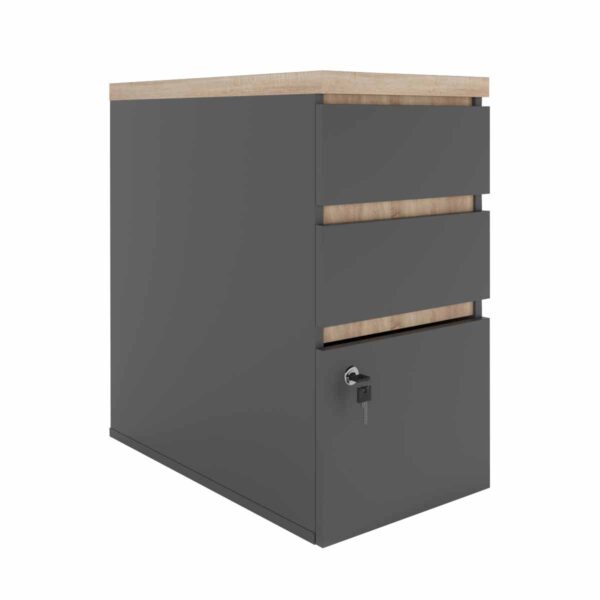 Urban Box Sonoma/Anthracite Drawer Unit Discover the Urban Box Sonoma/Anthracite Drawer Unit, ideal for your office. Modern design and maximum functionality, perfect for organizing documents. Choose quality and style!