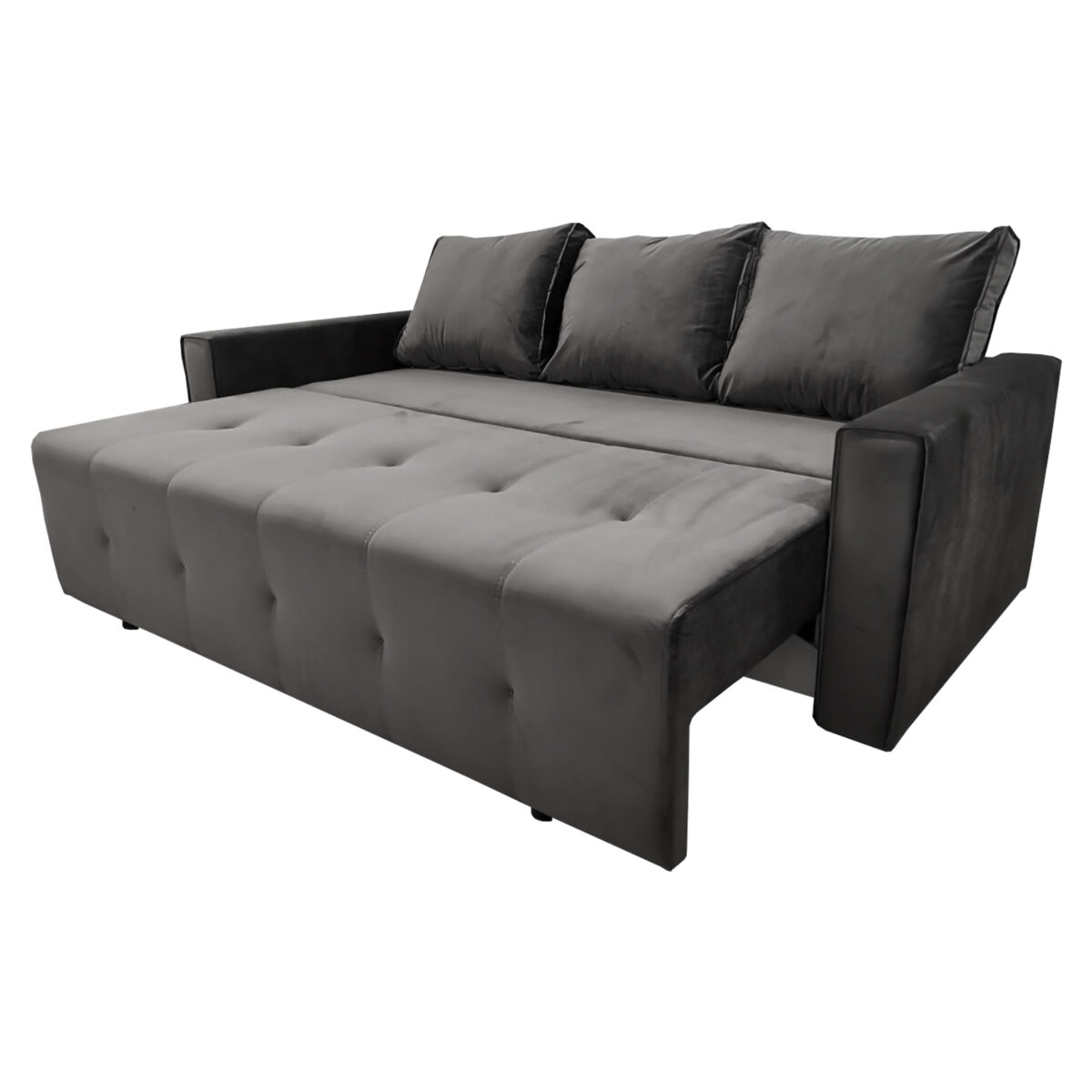 Canapea Extensibilă Parma Dark Grey - imagine 5
