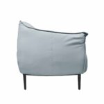 King Grey-Light Blue Armchair - Image 3