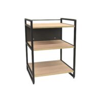Printer Shelf 540*500*740 Discover the printer shelf with dimensions of 540*500*740 mm, perfect for the office or home. Made from durable metal, it features 3 generous shelves, offering a modern and functional solution for keeping office supplies organized. Efficiently organize your space!