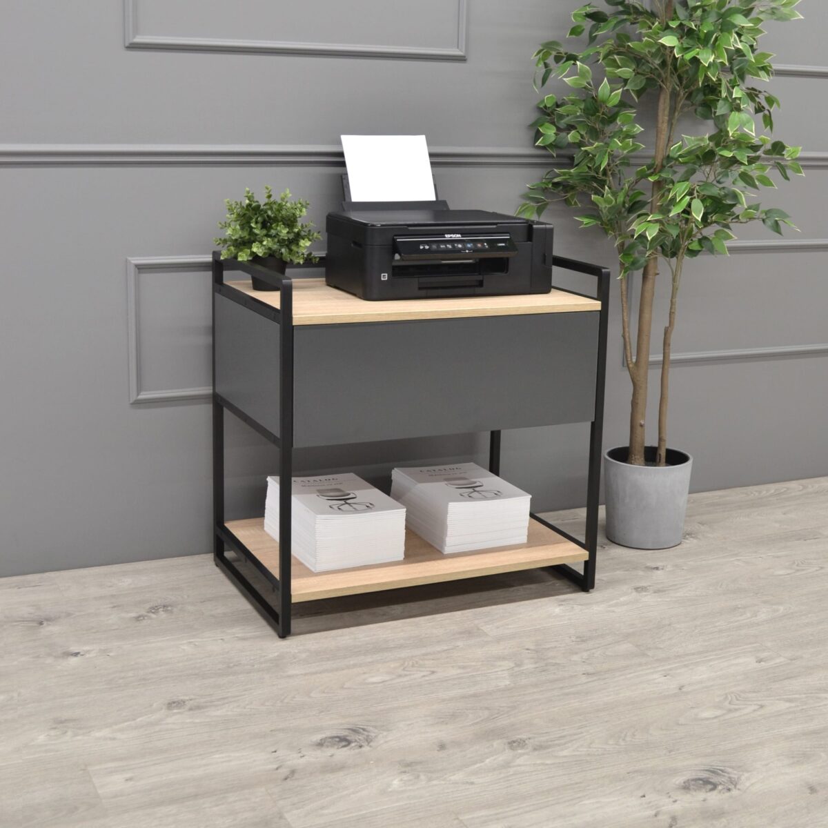 Printer Shelf with Drawer 740*500*740 - Image 10