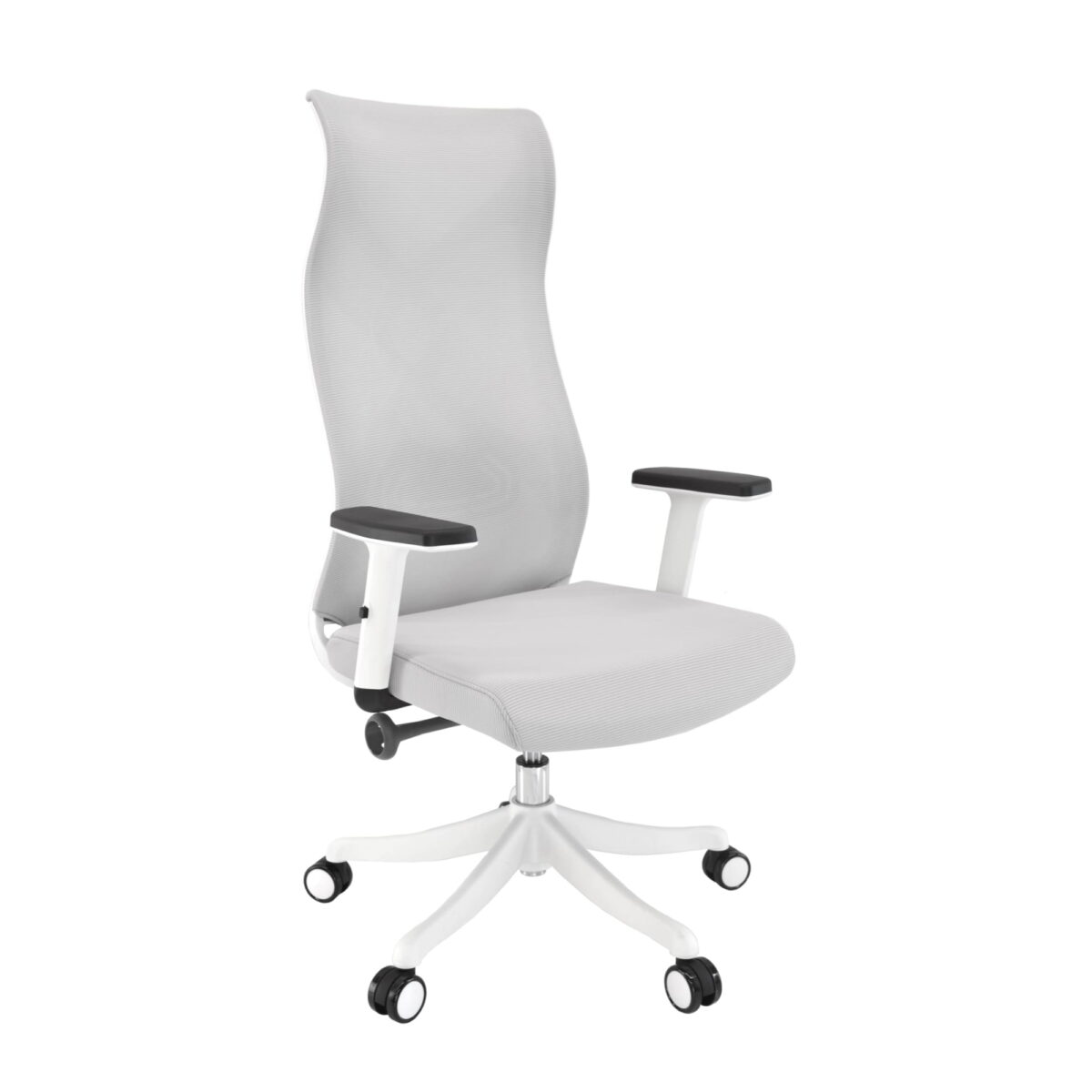 FOREST White Office Chair Discover the FOREST White office chair, ideal for daily comfort and support. With an ergonomic design, breathable upholstery, and features such as wheels and adjustable 3D arms, this chair combines style with functionality, making it perfect for your office. Choose durability and comfort!