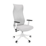 FOREST White Office Chair Discover the FOREST White office chair, ideal for daily comfort and support. With an ergonomic design, breathable upholstery, and features such as wheels and adjustable 3D arms, this chair combines style with functionality, making it perfect for your office. Choose durability and comfort!