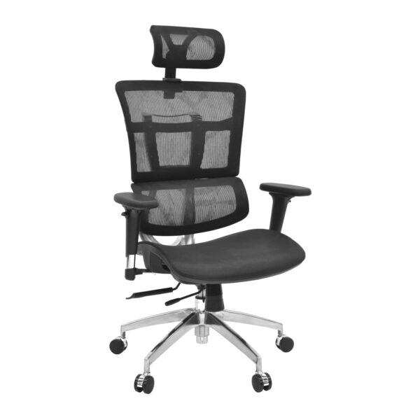 Офисное кресло KB-023 Black Офисное кресло KB-023 Black с синхронным механизмом, 3D-подлокотниками и качественной поясничной поддержкой. Регулировка высоты сиденья и наклона спинки для максимального комфорта. Идеальный выбор для вашего офиса!