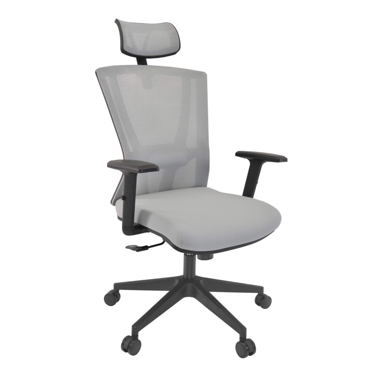 Reflex Grey Office Chair Discover the Reflex Grey Office Chair, perfect for maximum comfort at your desk. With height adjustments, lumbar support, and a headrest, this chair provides a superior ergonomic experience. Choose a quality chair from the category of Office Chairs and Seating!