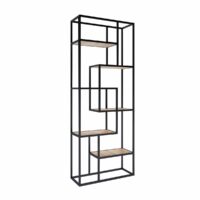 Raft Athena 1 Descoperă Raftul Athena 1, perfect pentru birou sau locuință! Cu o structură metalică robustă și 6 polițe deschise pentru depozitare eficientă, este ideal pentru obiecte de birotică. Design modern și funcționalitate la îndemână. Dimensiuni: 80 x 30 x 210 cm.