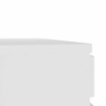 Masa Birou+BOX încorporat Dreapta 1200×600 White/White - imagine 4