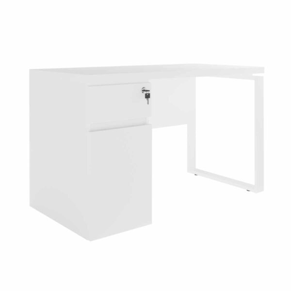 Masa Birou+BOX încorporat Stânga1200×600~White/White Descoperă Masa Birou cu Box încorporat Stânga 1200×600 White/White, ideală pentru un birou organizat și confortabil. Cu un design practic și un cadru metalic durabil, oferă spațiu generos de lucru și depozitare pentru documente. Alege funcționalitatea în biroul tău!