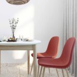 Chair C-710 Denim Red + Transprint Legs - Image 2