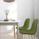 Chair C-710 Denim Green + Transprint Legs - Image 2