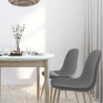 Chair C-710 Denim Dark Grey + Transprint Legs - Image 2