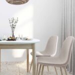 Chair C-710 Denim White-Beige + Transprint Legs - Image 2
