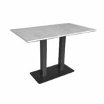 HORECA DOUBLE Table Werzalit Cement 120×70
