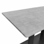 HORECA DOUBLE Table Werzalit Cement 120x70 - Image 3