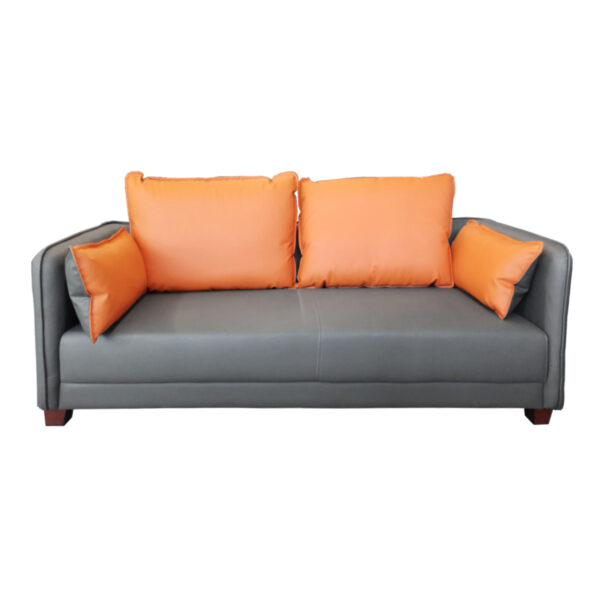 Sofa W1203 Discover the W1203 Sofa, perfect for the office or living room. With a metal frame and faux leather upholstery, it offers superior comfort and an elegant design. Dimensions: 190 cm width, 83 cm depth. Ideal for any decor!