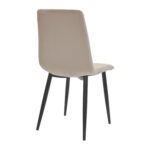 DC-90P N9 Chair Velvet Beige + Black Legs - Image 2