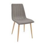 Chair Dc-90 Denim Grey + Transprint Legs Discover the DC-90 Denim Grey chair with printed metal legs, ideal for your kitchen! Comfortable and stylish, this chair with soft upholstery is perfect for any interior. Choose it now to add a touch of style to your home!