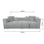 Miami Grey Expandable Sofa - Image 2