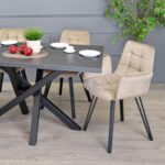 Dakota Black Marble Table 150×80 - Image 4
