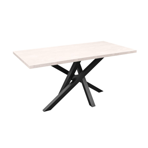 Masă Dakota Mătase 150×80 Descoperiți masa Dakota Mătase 150×80, perfectă pentru orice bucătărie. Cu un design elegant și funcțional, această masă adaugă un plus de stil și confort. Alegeți calitatea și rafinamentul pentru spațiul dumneavoastră!