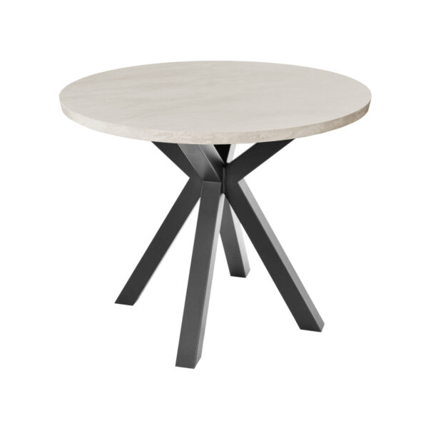 Masă KLEO Mătase Ø 90 Descoperiți masa KLEO Mătase Ø 90, perfectă pentru bucătăria dumneavoastră. Cu un design elegant și modern, această piesă de mobilier îmbină stilul cu funcționalitatea, ideală pentru mese în familie. Alegeți calitatea pentru casa dumneavoastră!