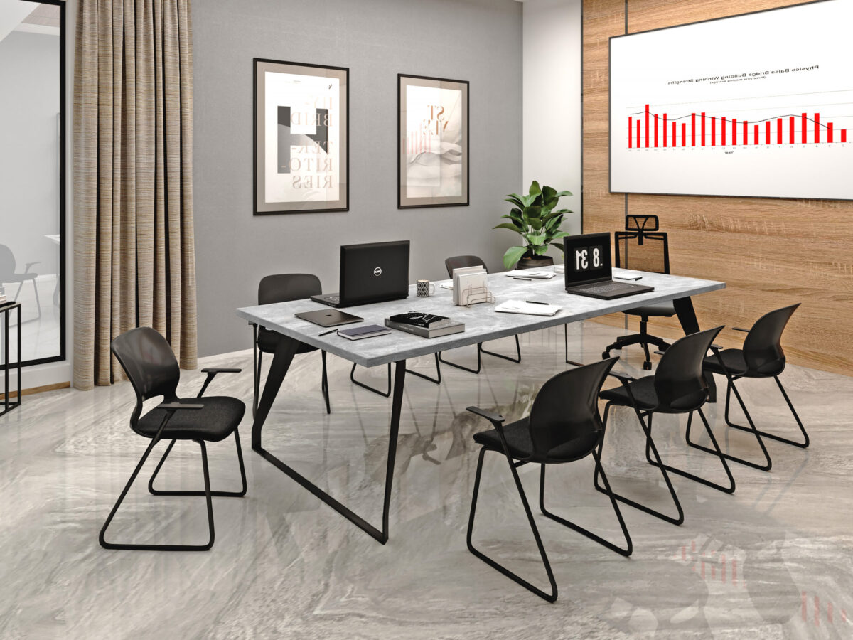 Town Concrete Conference Table 240×100 - Image 5