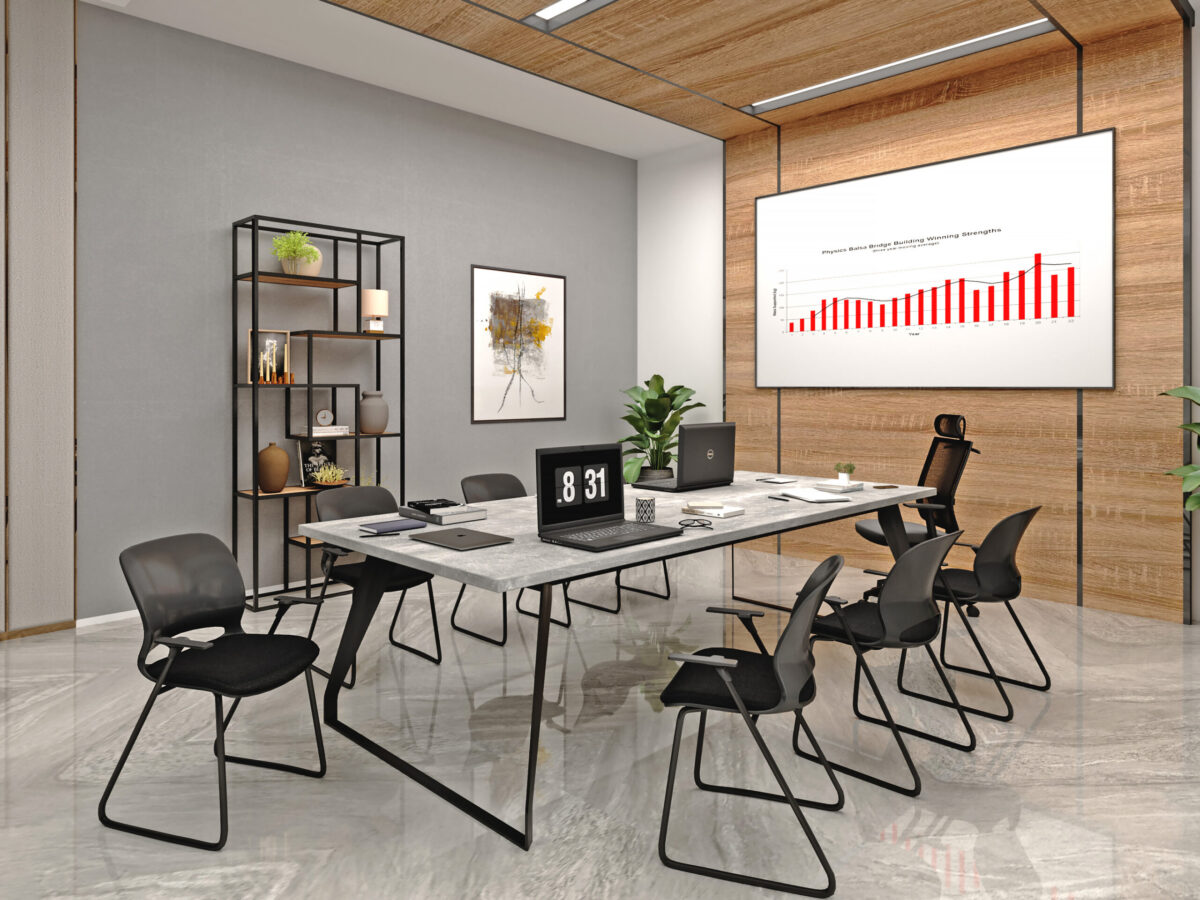 Town Concrete Conference Table 240×100 - Image 8