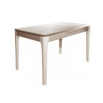 Extendable Table Rl-93 Discover the Rl-93 extendable table, perfect for the kitchen! With wooden legs and a tempered glass top, it easily extends to accommodate 4-6 people. Ideal for any occasion, it combines modern style with functionality. Order now!