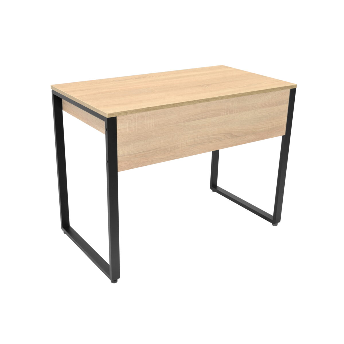 Masa Birou SMALL 100x55 Sonoma/Black - imagine 6
