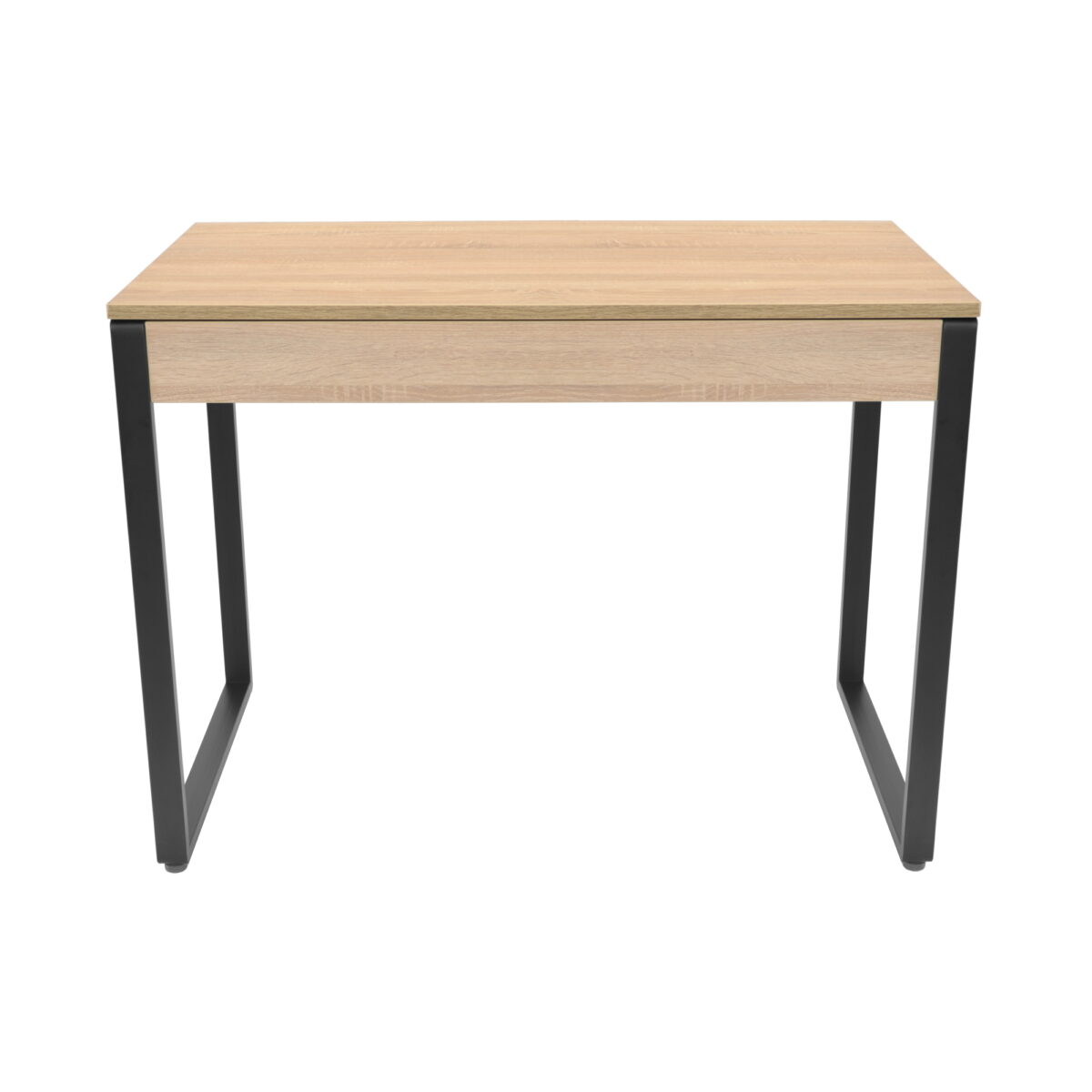 Masa Birou SMALL 100x55 Sonoma/Black - imagine 7