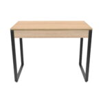 Masa Birou SMALL 100x55 Sonoma/Black - imagine 7