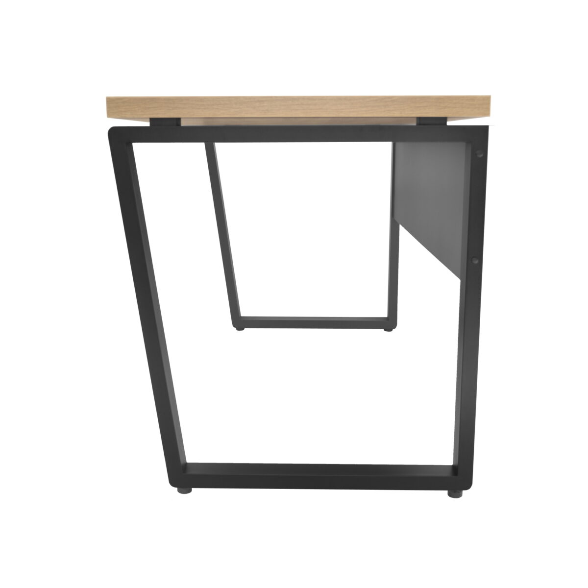 Desk Table B-150 (150x68) Sonoma/Black - Image 6