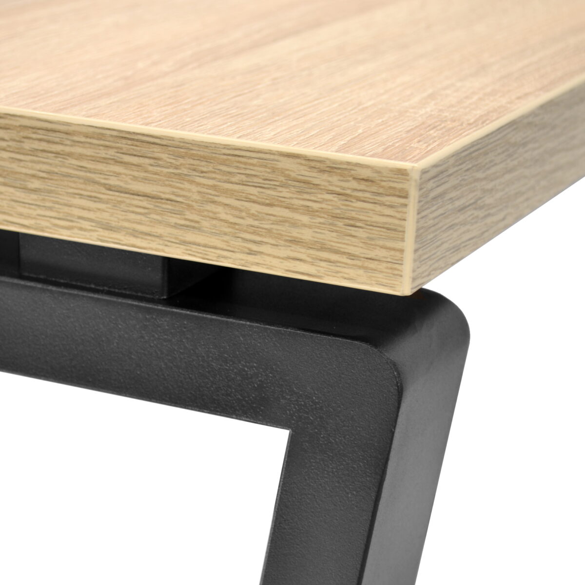 Desk Table B-150 (150x68) Sonoma/Black - Image 7