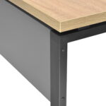 Desk Table B-150 (150x68) Sonoma/Black - Image 8