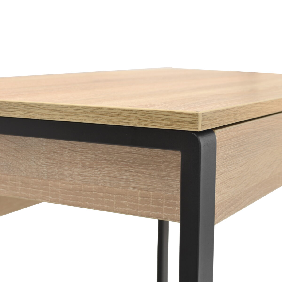 Masa Birou SMALL 100x55 Sonoma/Black - imagine 9