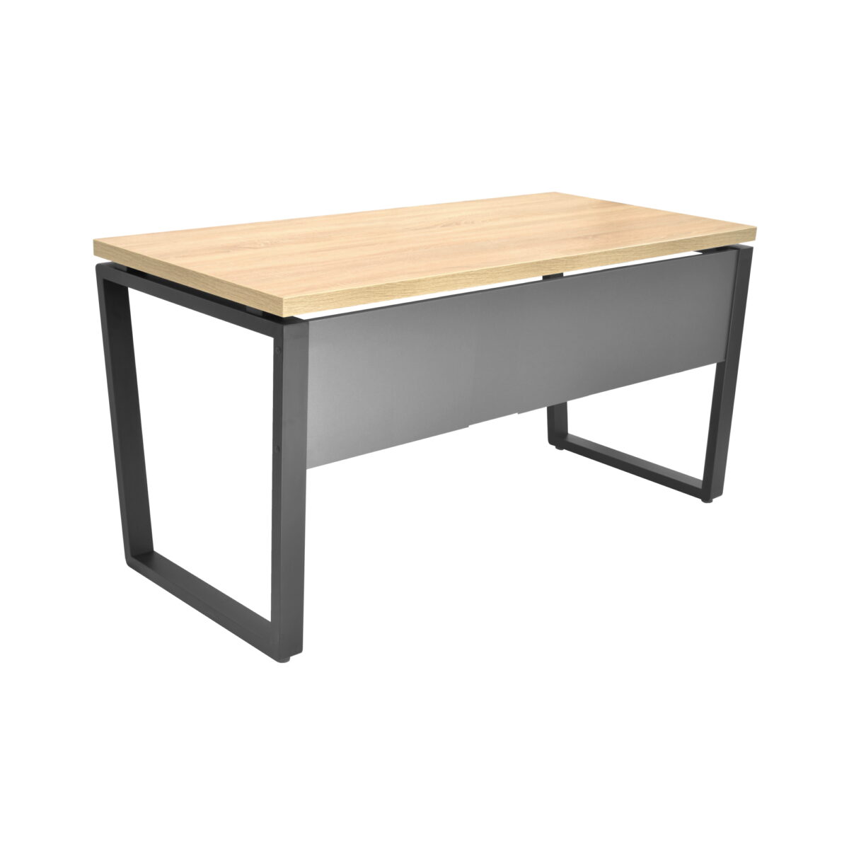 Desk Table B-150 (150x68) Sonoma/Black - Image 5