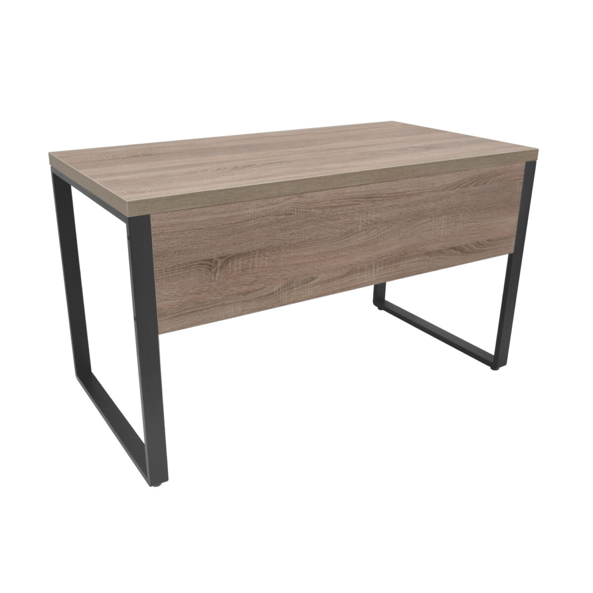 Desk Table B-130 (130x68) Truffles/Black - Image 3
