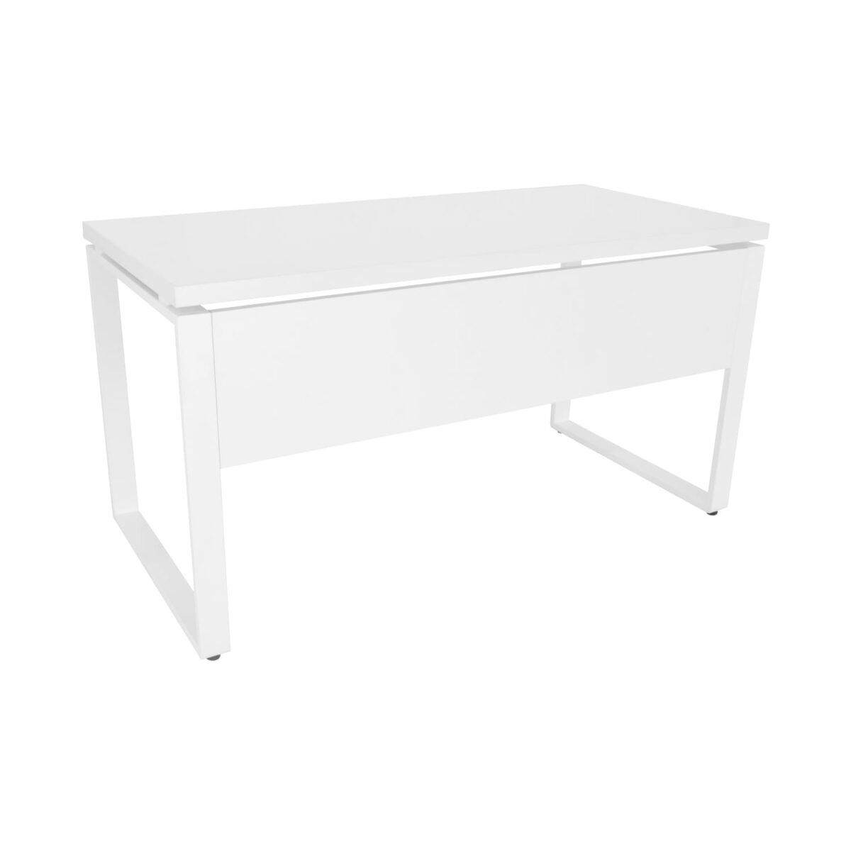 Office Desk B-140 (140×68) White/White - Image 3
