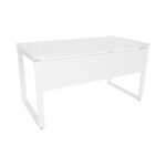 Office Desk B-140 (140×68) White/White - Image 3