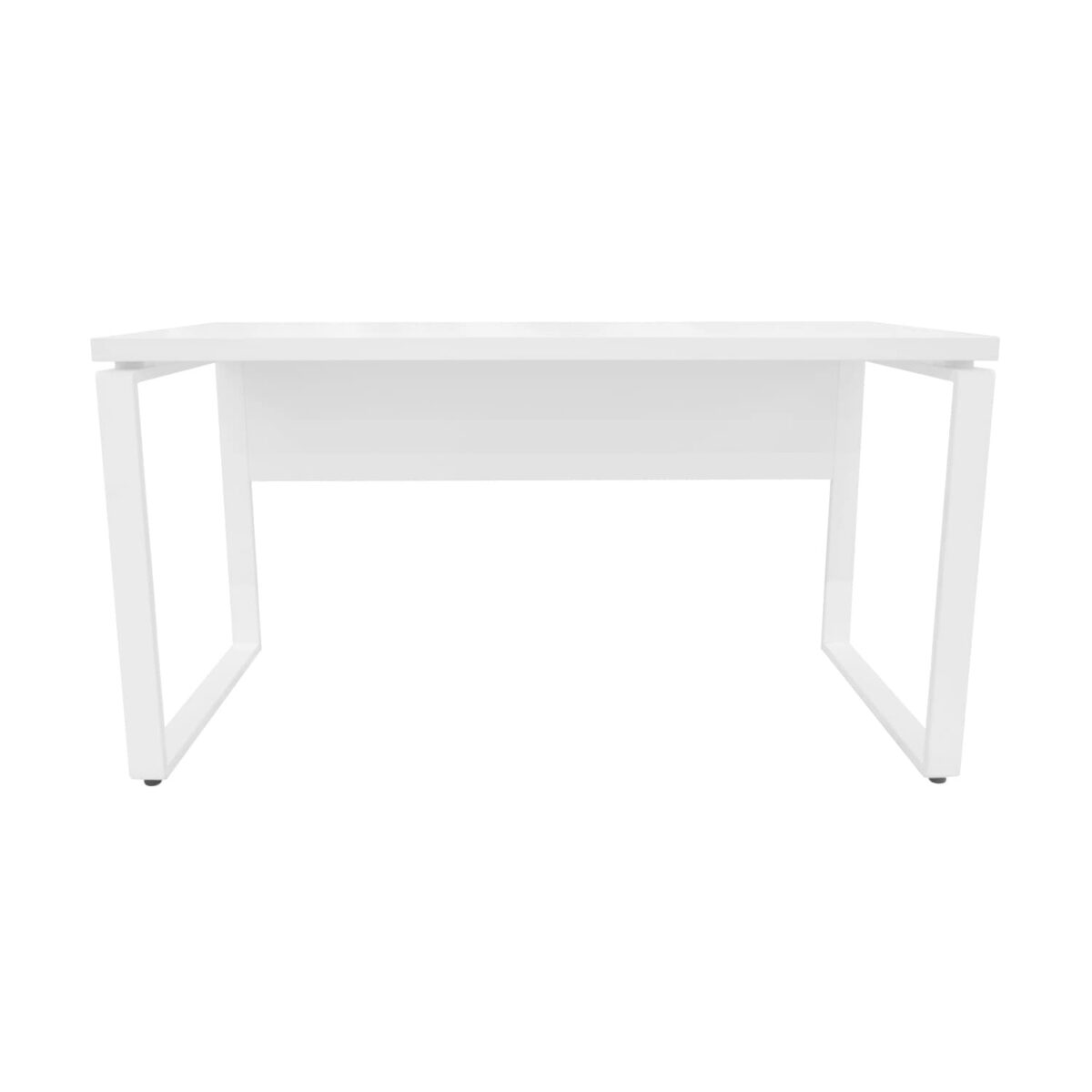 Office Desk B-140 (140×68) White/White - Image 2